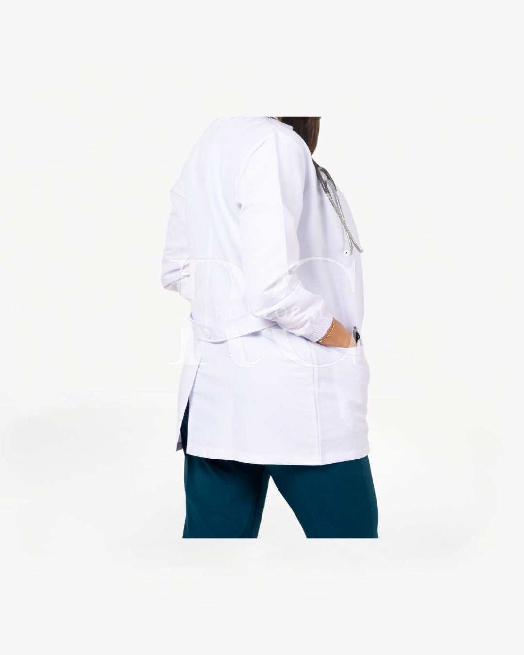 Bata Medica Tela Antifluido - Dama