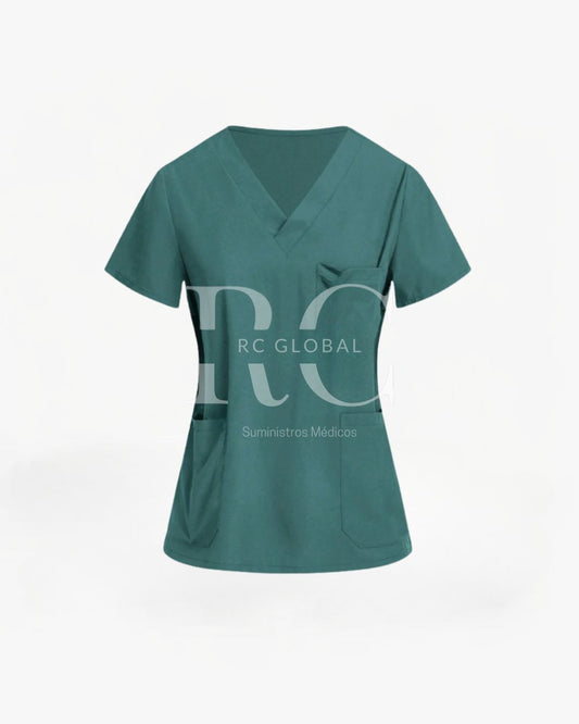 Uniforme manga corta cuello en V (Básico)